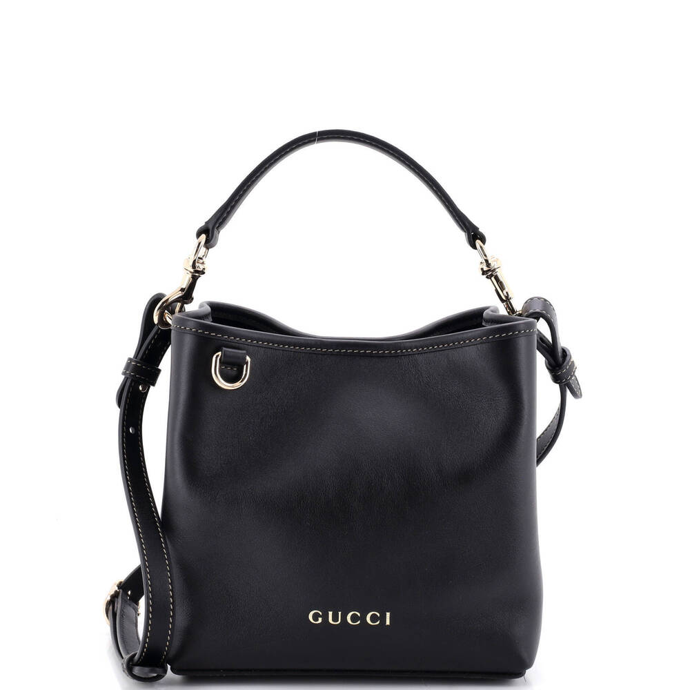 Gucci Small Emblem Bucket Bag